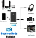 Miniatyrbillede 2 af 5: Bluetooth 5.0 Sender Modtager, 2 I 1 Bluetooth Adapter Mini Bærbar