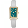 Miniatyrbillede 1 af 4: 1 stk. Dameur Vintage Diamant Kvadratisk Quartz Ur Grøn