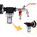 Miniatyrbillede 4 af 5: Regnvandssamler - med filter og adapter s60x6 tanktilslutningshane til
