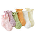 Pikkukuva 2 / 5: Baby Toddler Girls Princess Cotton Frilly Socks Lace Ruffle Pack of 6 Thin