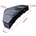 Miniatyrbillede 3 af 5: 4 stk. bilens bagkofanger spoiler diffuser, hajfin diffuser universel bagkofanger spoiler anti-slid chassis dekoration bil spoiler, rød sort