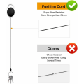 Miniatyrbilde 4 av 5: 5 Retractable Badge Holder Karabiner Reels Key Ring Chains med Metal Split