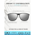Miniatyrbillede 2 af 5: 3 par store polariserede clip-on solbriller store anti-reflekterende TR9