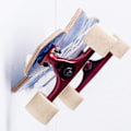 Miniatyrbillede 2 af 5: Skateboard vægmontering display rack skateboard vægophæng vægmontering dæk klar