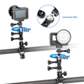Miniatyrbild 4 av 5: Kulledsfäste Svängarm Fäste Rotation Kompatibel För Gopro Max Hero 9,