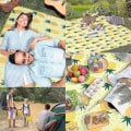 Pikkukuva 5 / 5: Taittuva piknik-viltti - 150 x 200 cm vedenpitävä rantamatto (ananas)
