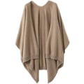 Miniatyrbilde 1 av 5: Kvinners Sjal Wrap Plus Size Cardigan Merino Ull Poncho Cape Høst Vinter O