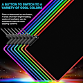 Miniatyrbillede 2 af 5: RGB Musemåtte Led Musemåtte, Stor Musemåtte, Led og Stor Musemåtte