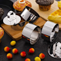 Miniatyrbillede 5 af 5: Pastrycirkler, Runde Pastryforme, Kageringe i Rustfrit Stål, Mousseforme til Bagning, Dessertringe (Runde)