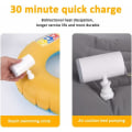 Miniatyrbilde 3 av 4: Elektrisk pumpe, elektrisk oppblåsbar madrasspumpe, luftpumpe, med 3 luftdyser for luftmadrass, for madrass, svømmebasseng, plaskebasseng, camping