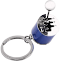 Miniatyrbillede 1 af 3: Nøglering, Kreativ Auto Gear Shift Pattern Nøglering Ringe til Nøgleringe Cra