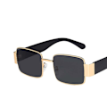 Miniatyrbillede 1 af 3: Aviator solbriller til mænd og kvinder - polariserede, nye nuancer, store - 1 par guld