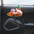 Miniatyrbilde 3 av 5: Bilbrett Holder 360 Grader Justerbar Klips-på Sete Matkoppholder Bilmatbrett for Drikkevarer Snacks