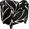 Pikkukuva 1 / 5: (Musta sävy) Painettu All-inclusive Stretch Tub Couch Cover, sisä- ja ulkokalusteiden suojaamiseen
