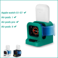 Pikkukuva 2 / 5: Langaton latausteline, 2-in-1 langaton laturin teline Apple Watchille ja
