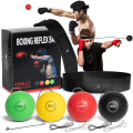 Miniatyrbilde 2 av 5: Boksing Fight Box Ball Refleks Hastighetstrening Hodebånd Boksing Punch Øvelse
