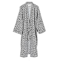 Miniatyrbillede 1 af 5: Mænds Yukata Mørk Bølget Kimono Robe Khan Robe Dæmpede Tøj Pyjamas Størrelse L
