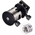 Miniatyrbillede 4 af 5: 22 stk. stativskruer adapter kameraskruer, 1/4 tommer og 3/8 tommer