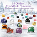 Miniatyrbillede 3 af 5: Adventskalender 2024 krystaller, jule-nedtælling med 24 chakra-krystaller og identifikationsark, perfekt til at lære, samle og dekorere.