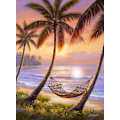 Miniatyrbild 1 av 5: 5D Diamantmålning Solnedgång Strand, DIY Diamantmålning Kit Full Borr Landskap, Diamantmålning Hantverk Strass Korsstygnsmålning för Vuxna,
