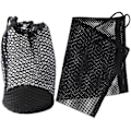 Miniatyrbillede 3 af 5: Golfboldposer 2 stk Nylon Nylon Snørebånd Net Opbevaringspose 22*20cm