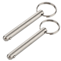 Miniatyrbillede 1 af 3: 2 stk. lang quick release-stift, diameter 9,5 mm, arbejdslængde 61 mm, samlet