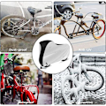 Miniatyrbild 4 av 5: Cykelskydd, Vattentätt Cykelskydd Dammskydd UV-skydd Cykelregnskydd för MTB och Landsvägscykel (Inget Lås) 200X70X110cm