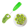 Miniatyrbilde 4 av 5: 4 stk/sett Vege Drill Grønnsaksspiral Kutter Graving Enhet Kjerneenhet For