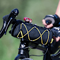 Miniatyrbillede 2 af 3: Cykelstyr taske - Skulderrem opbevaringstaske til racercykel MTB (sort