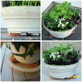 Miniatyrbillede 4 af 5: Triangle Blomsterpot Stativ, 36 Stykker Usynlige Blomsterpot Fødder, Plastik Pot