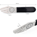 Miniatyrbillede 2 af 5: Cykel Skive Nøgle, Skivebremse Rotor Justering, Skiveforvrængnings Korrektions Nøgle, til Justering af Vej eller MTB Skivebremse Klodser