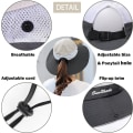 Miniatyrbild 2 av 5: Solhatt för kvinnor UV-skydd Bucket Fiskehatt med hästsvanshål, vikbar