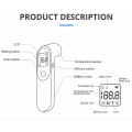 Miniatyrbillede 2 af 5: Infrarød pandetermometer, berøringsfri medicinsk termometer, digitalt termometer med LED-display, feberalarm og hukommelsesfunktion til barn, baby, voksen