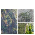 Miniatyrbillede 2 af 4: 3*3m Skygge Sejl Skygge Klud Sol Sejl Mesh Sort Sol Sejl Netting til Drivhus Planter Patio Plæne Mesh