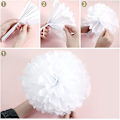 Miniatyrbilde 2 av 5: 18 DIY dekorative silkepapir pom pom blomsterballer perfekt til fest bryllup familie