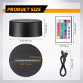 Miniatyrbilde 2 av 5: 12 sett 3D natt LED-lyslampebase 16 farger LED-lysdisplay