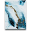 Miniatyrbillede 3 af 5: Art Canvas Navy Blue Abstract Core Abstrakt Vægplakat Og Print Minimalistisk