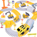 Miniatyrbillede 3 af 4: 343 PCS Konstruktionsspil Racetracks til drenge Børnelegetøj, Konstruktion