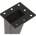 Miniatyrbillede 3 af 5: 4 stk. møbelben, skrå møbelben i aluminium, sofa ben til