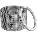 Miniatyrbild 1 av 4: Nyckelringar Platt Split Nyckelring Bulk Heavy Duty Stark Nyckelring för Bil Hem L