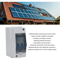 Miniatyrbild 5 av 8: DC 40A Avbrottsbrytare Transparent Skyddande Kåpa Miniatyrkretsbrytare med IP65 Distributionsbox 1000V