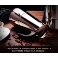 Miniatyrbillede 3 af 5: Italiensk kaffemaskine i rustfrit stål til 9 kopper