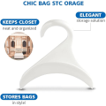 Miniatyrbillede 3 af 5: Håndtaske Hanger Krog Taske Stativ Holder Håndtaske Hanger Organizer Opbevaring