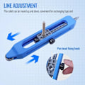 Miniatyrbilde 3 av 5: Kontur Gauge Scribe Tool, Kontur Gauge Blyant Scribe Tool, Uregelmessig Form Kontur Tool med Blyant, Kontur Duplikator Tool