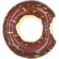 Miniatyrbilde 1 av 4: Sjokolade Donut Basseng Flyter Sommer Svømming Ringer Oppblåsbare Rør for Voksne