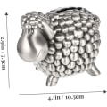 Miniatyrbild 5 av 5: Spara gris leksak för pojke metall spargris prydnad för barn zodiak get F