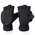 Miniatyrbild 2 av 4: Vinterkonvertibla handskar Flip Top Vantar Varm Polar Fleece för