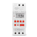 Pikkukuva 1 / 5: Digitaalinen ajastinkytkin 220V DC 30A LCD-näyttö Viikoittainen elektroninen releaika kytkin Countdown-toiminnolla