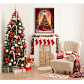 Miniatyrbild 4 av 5: Juldiamantmålning Kit - Julgran Diamantkonst för Vuxna, Julgran Gemmålning Hantverk för Vuxna Hemvägg Dekoration, DIY 5D Gem Art C