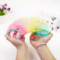 Miniatyrbillede 1 af 5: Spiral Stair Spring Rainbow Magic Rainbow Spring flerfarvet one size